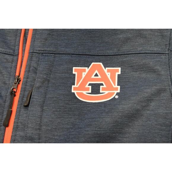 Colosseum Auburn Tigers Fleece Jacket Blue Full Zip Mens Size Medium - Picture 9 of 13